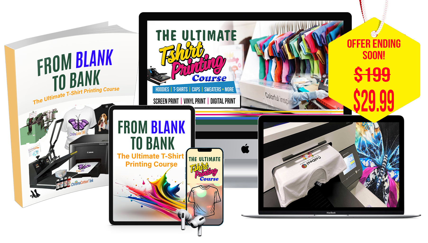 From Blank to Bank: The Ultimate T-Shirt Printing Guide